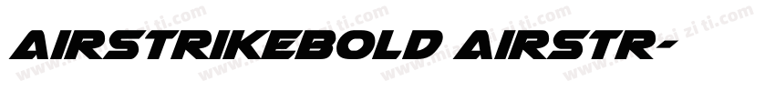 AirstrikeBold Airstr字体转换